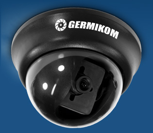 Видеокамера Germikom D-2 (90гр.) ч/б купол. 420ТВЛ