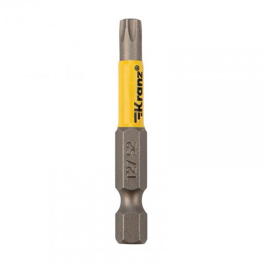 Бита Torx T-27*50мм для шуруповерта сталь S2 (упак. 2шт.) KRANZ