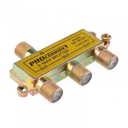 Разветвитель 3-WAY PROconnect Splitter 5-900Mhz