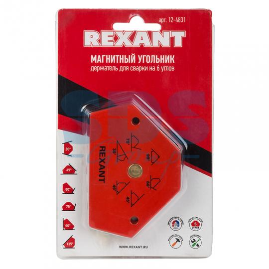 Магнитный угольник,держатель для сварки на 6 углов усилие 11.3 кг Rexant
