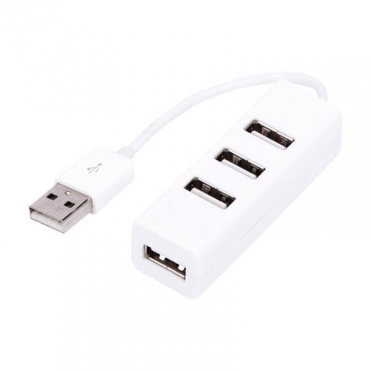 Разветвитель USB на 4 порта черный/белый 18-4103-1 REXANT
