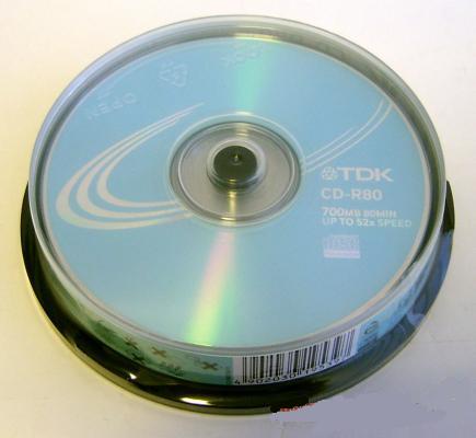 Диск TDK CD-R RECORDAPLE 10 шт
