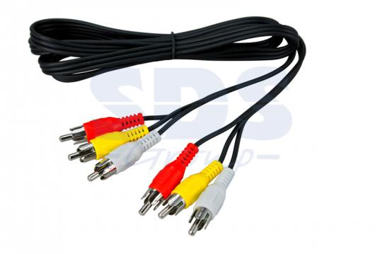 Шнур REXANT (Cabletech) 3АЗ-3АЗ 1,5м 17-0202
