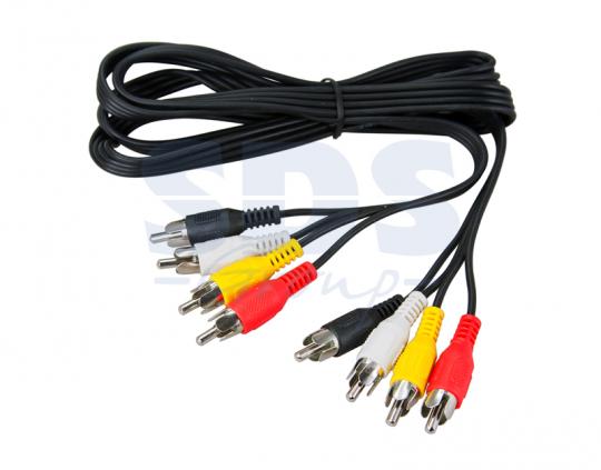 Шнур REXANT (Cabletech) 4АЗ-4АЗ 1.5м FD-5026