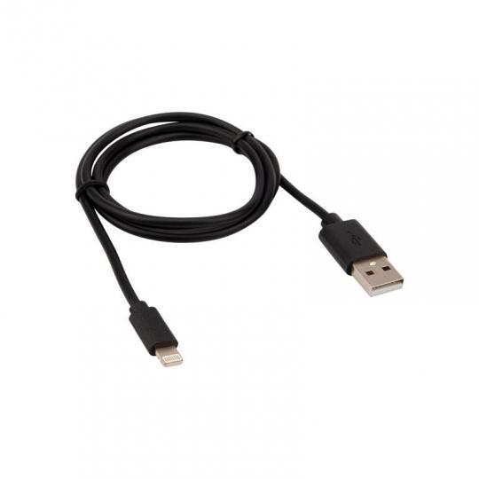 USB кабель для iPhone 5/5S/5C шнур 1М черный