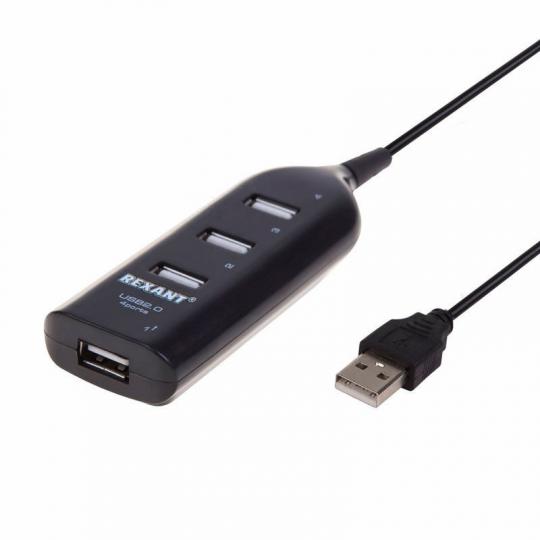 Разветвитель USB2,0 на 4 порта 18-4105