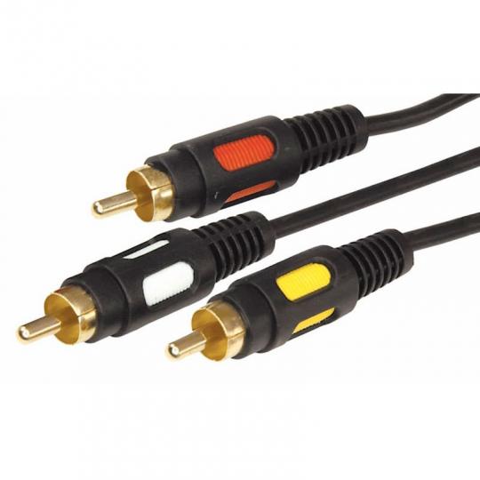 Шнур REXANT (Cabletech) 3АЗ-3АЗ 3м GOLD (FD-5022)