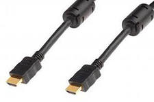 Шнур REXANT HDMI-HDMI - 5м Gold с фильтрами