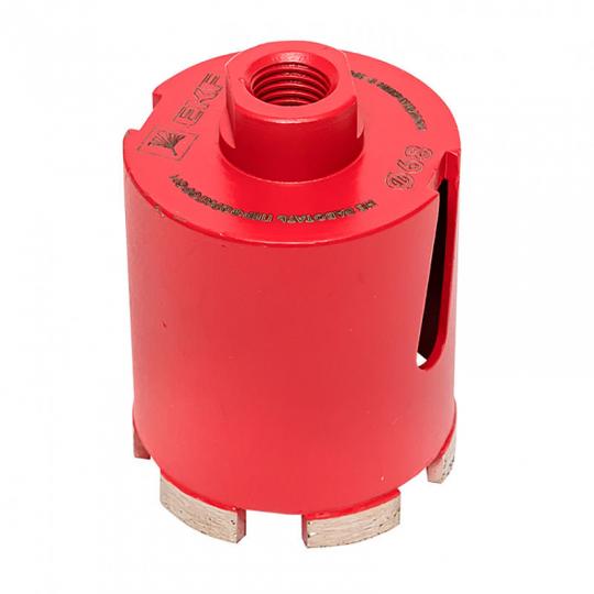 Коронка алмазная для дрелей с микроударом DCH-68MH Micro Hit Laser M16 EKF Professional