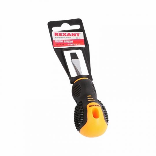 Отвертка шлицевая SL6x4мм Rexant 12-4725