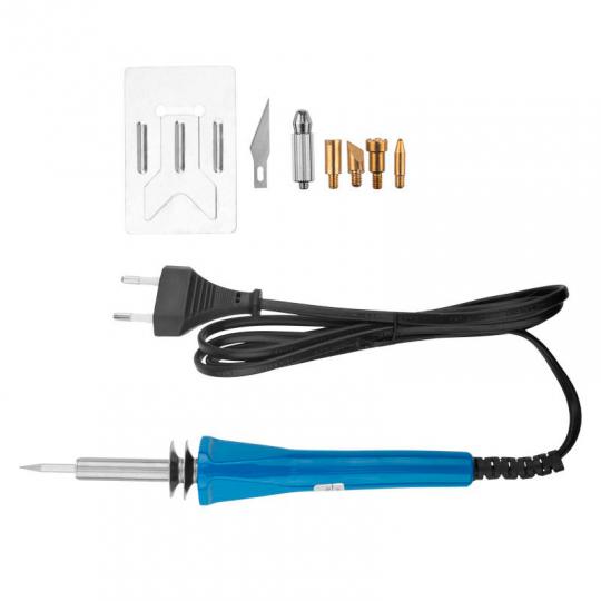 Набор для выжигания 220v/30w (6насадок) 12-0183
