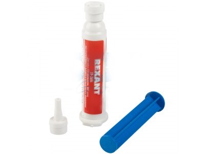 Флюс-гель для пайки BGA и SMD 12мл (шприц) REXANT 09-3684