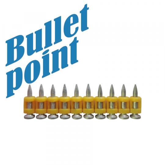 Гвозди по бетону, металлу MG bullet point 3,05х17 мм (1000шт) TOUA
