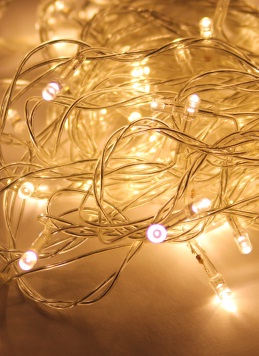Гирлянда 100LED линейка 10,8м бел. Космос