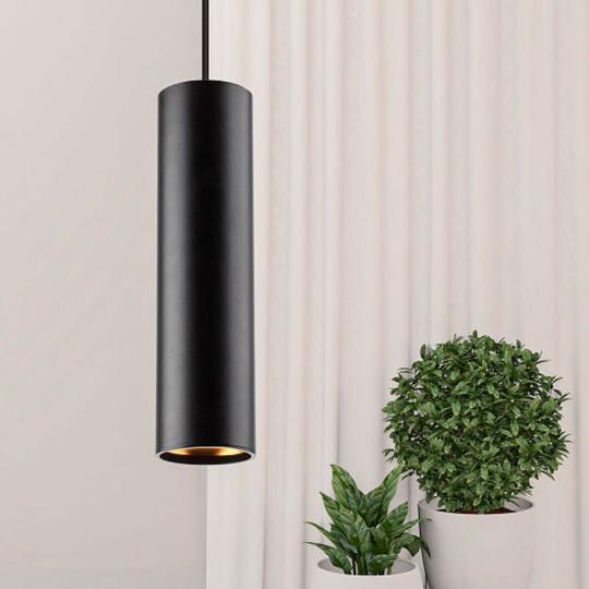 Светильник ЭРА PL1 GU10 BK 300 подвес. d80*300 50W чёрный