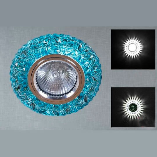 Светильник точечный Reluce 00501-9.0-001 CN MR16+LED BL