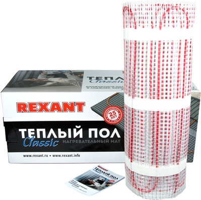 Теплый пол Rexant Classic RNX 7,0-1050W-7кв.м.(0.5*14.0) 2-х жильный с экраном