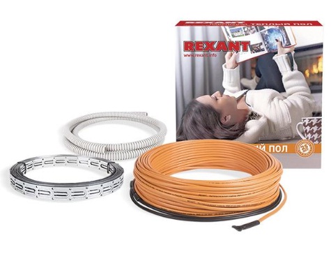Теплый пол Rexant RND-40-600 (600вт/40 3.7-5.0 кв.м) 2х-жильный 51-0515-3