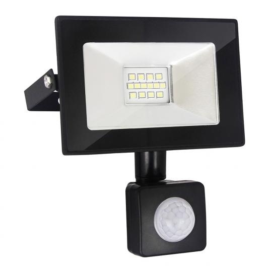 Прожектор 10W с/д 016 FL LED 6500K IP54 с датч. движ. и освещ. Электростандарт