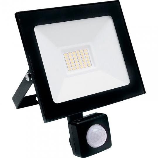 Прожектор 30W с/д c ДД SAFFIT 6400K IP65 220V/50Hz черный SFL80-30