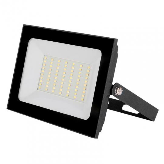 Прожектор с/д 70W, 220В, 5150Лм, 6500К, черный GTAB GENERAL