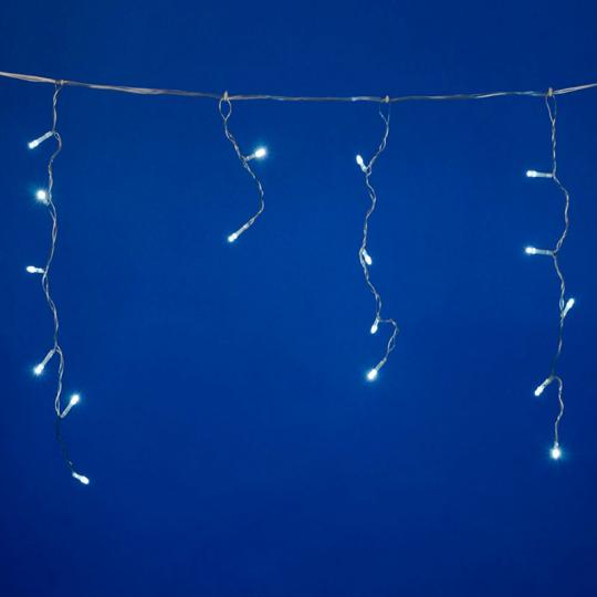Гирлянда Uniel, свет белый, бахрома, с контр., 48LED, 1,8м. ULD-B1805-048-DTA WHITE