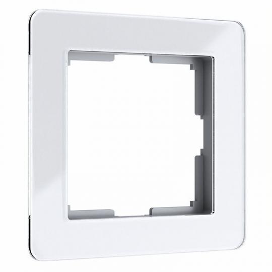 Рамка Acrylic 1Р белый WERKEL