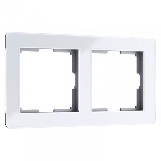 Рамка Acrylic 2Р белый WERKEL