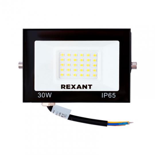 Прожектор с/д 30W, 220в, 2400Лм, 4000К, черный СДО REXANT