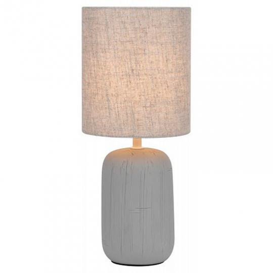 Настольный светильник Rivoli Ramona 1*Е14, 40W, керамика серая