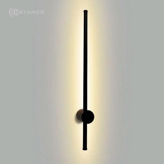 Светильник с/д настенный ESTARES CODE 8W L-600x55x96-WW-BLACK-220-IP20