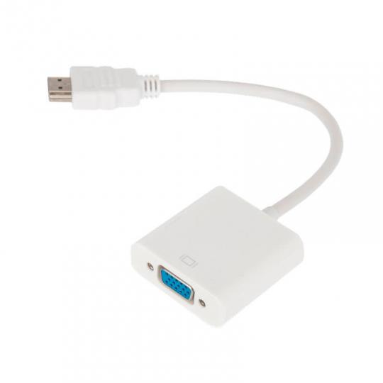 Переходник штекер HDMI - гнездо VGA, провод  REXANT