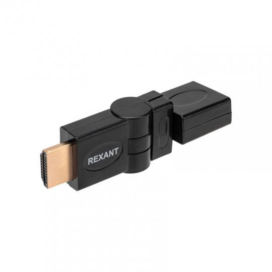 Переходник HDMI-HDMI поворотный GOLD REXANT