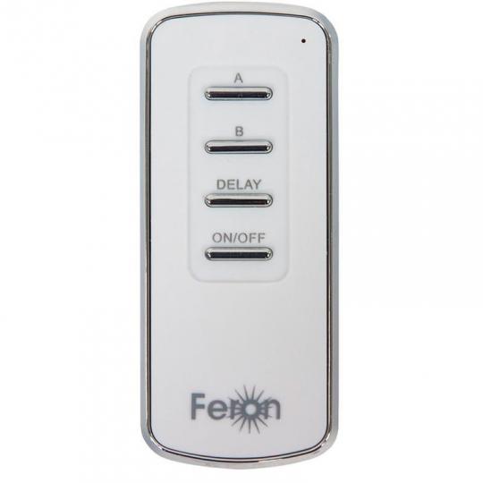 Пульт управления светом FERON 1000W 2х канальный 30м, белый