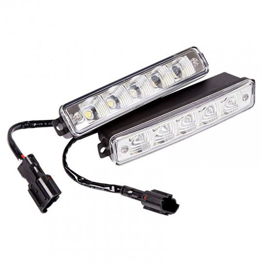 Дневные ходовые огни в алюм.корпусе с боковым креплением 10LED 8-16V 10W 80-1126 Lamper