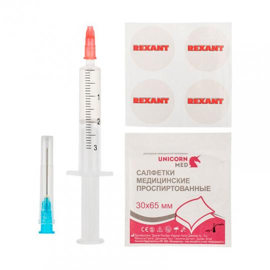 Смазка для кулеров(вентиляторов) SX-2, шприц 2мл. Rexant 