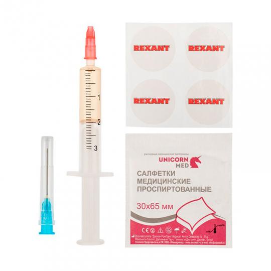 Смазка для кулеров(вентиляторов) SX-3, шприц 2мл. Rexant 