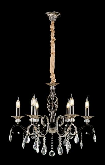 Люстра Сфера света 816/6-PB PEARL BLACK Veneto Luce