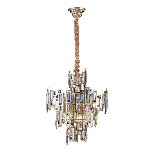 Люстра Сфера света 8625/4+2A GD+SIL+CL Veneto Luce